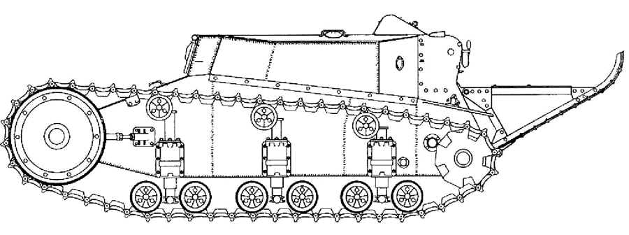 Чертежи мс. Танк МС 1 вид сбоку. Танк МС-1 чертежи. Корпус танка мс1. Чертеж танка МС 1.