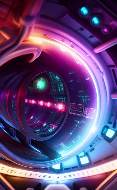 Что-то непонятное от нейросети, но явно космическое