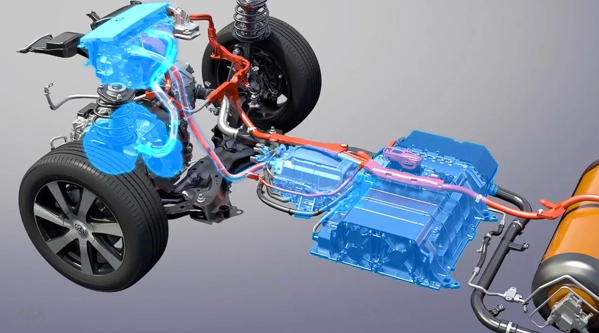 Принцип водородного двигателя. Toyota Mirai двигатель. Toyota Mirai топливный элемент. Hydrogen fuel Cell машина. Fuel Cell vehicle.