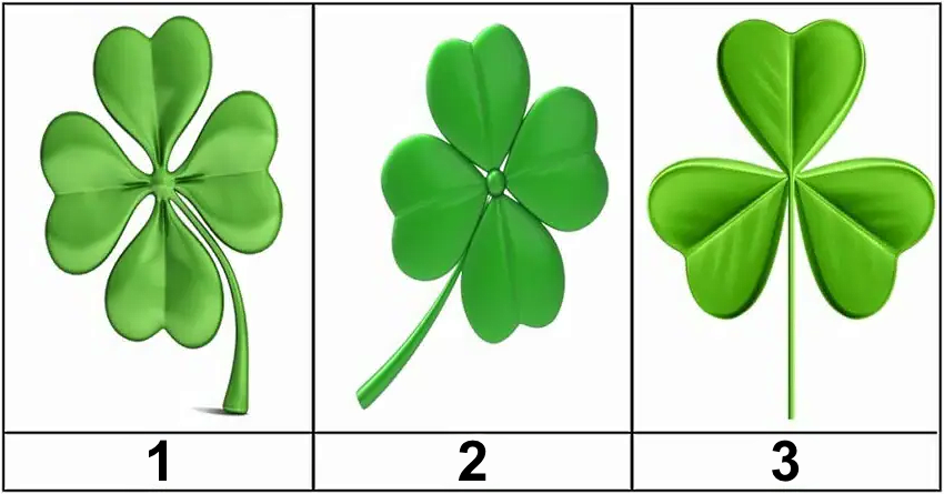 Выберите один листик клевера