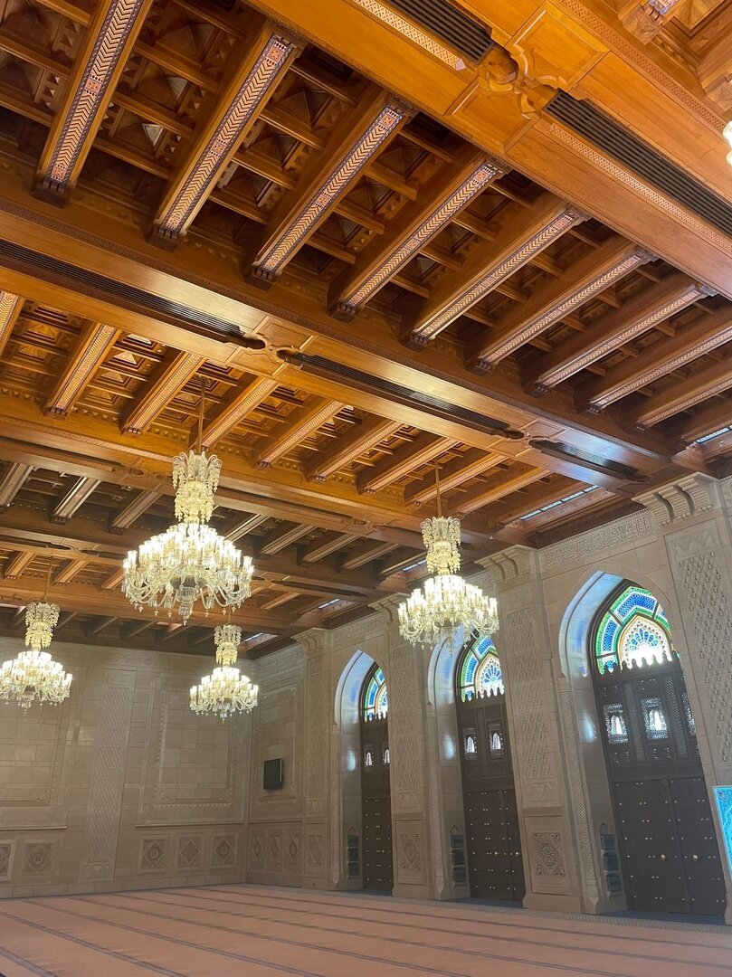 Женский зал мечети Султана Кабуса, Маскат, Оман