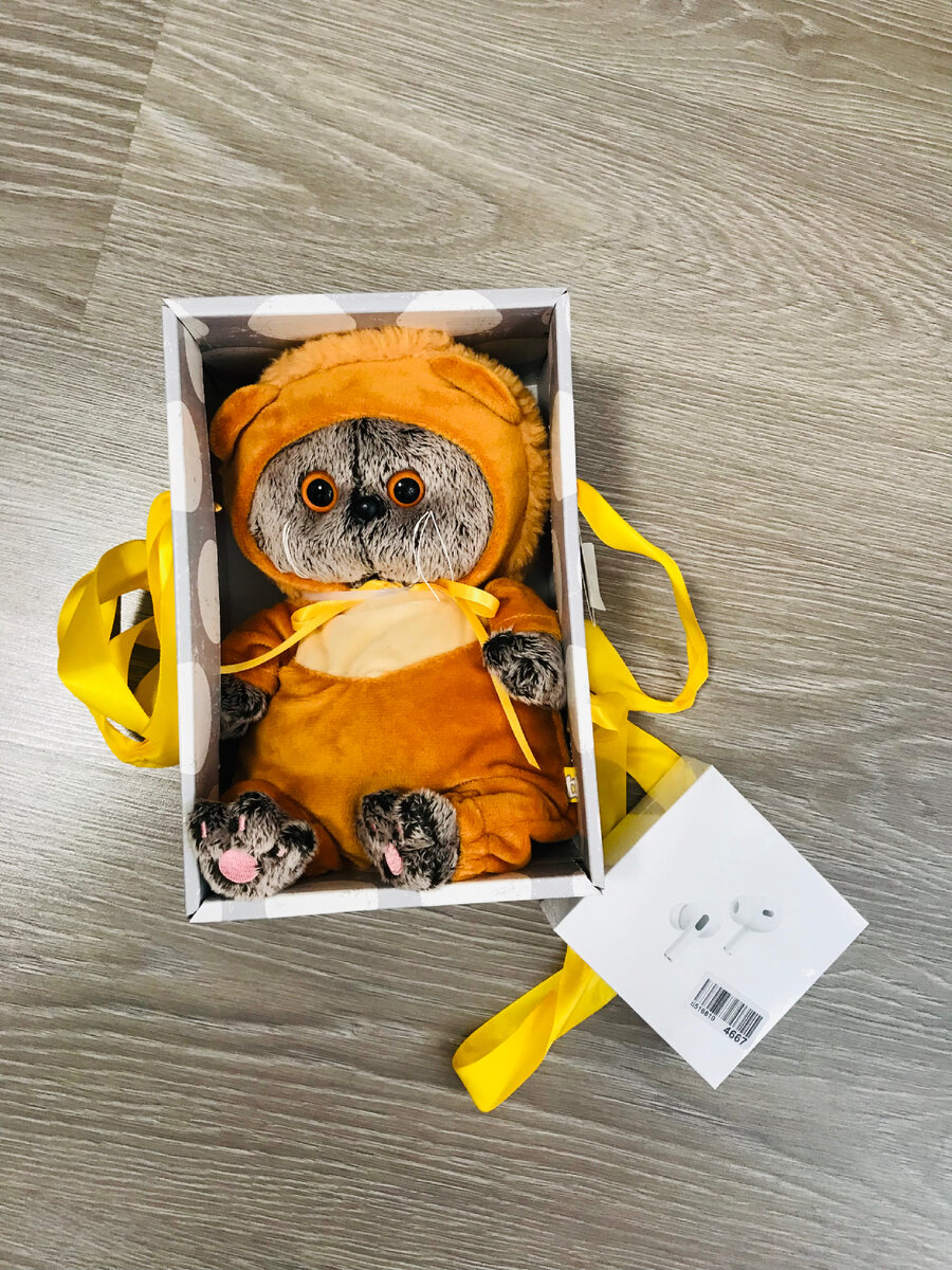 Сегодня мне подарили этого Басика, потому что у меня сегодня др🎊🥳 Надеюсь, мы подружимся🌼🤎