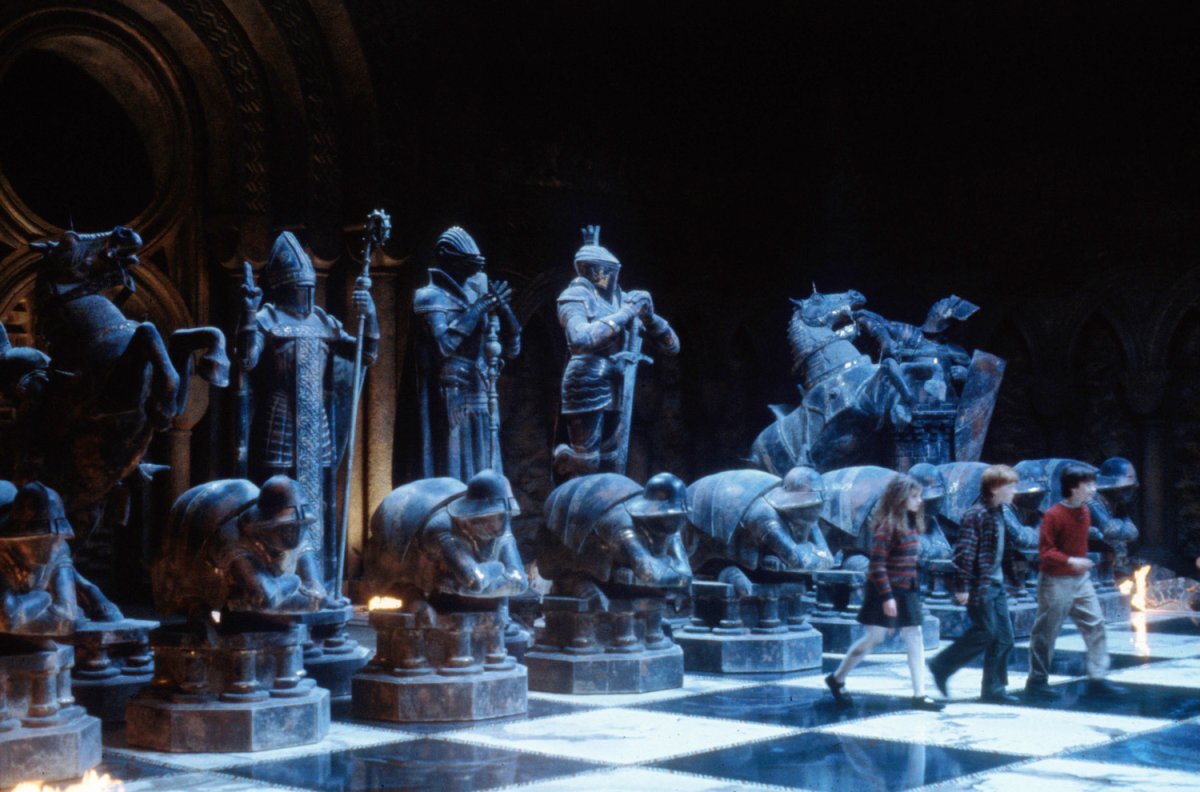 Кадр из фильма «Гарри Поттер и философский камень» 