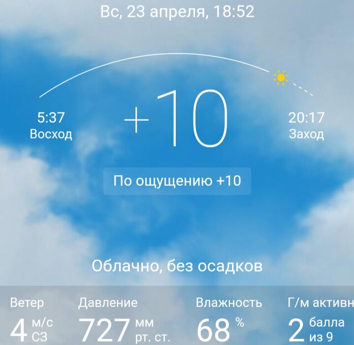 Сегодня было без дождя и мы гуляли