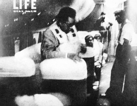 Фото, сделанное в салоне одним из пассажиров