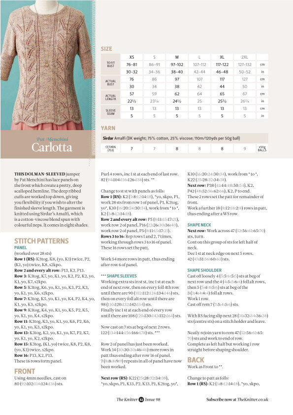 Вязаные модели от англиского журнала «The Knitter» для летнего отдыха ...