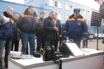    Представители областного правительства проверили готовность МОС АВС ©Герман Спирин, Орехово-Зуевское ИА Фото