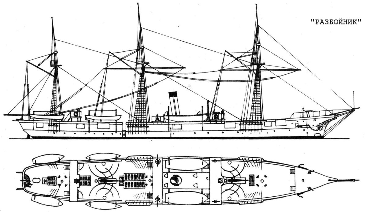 Парусно винтовые линкоры чертежи