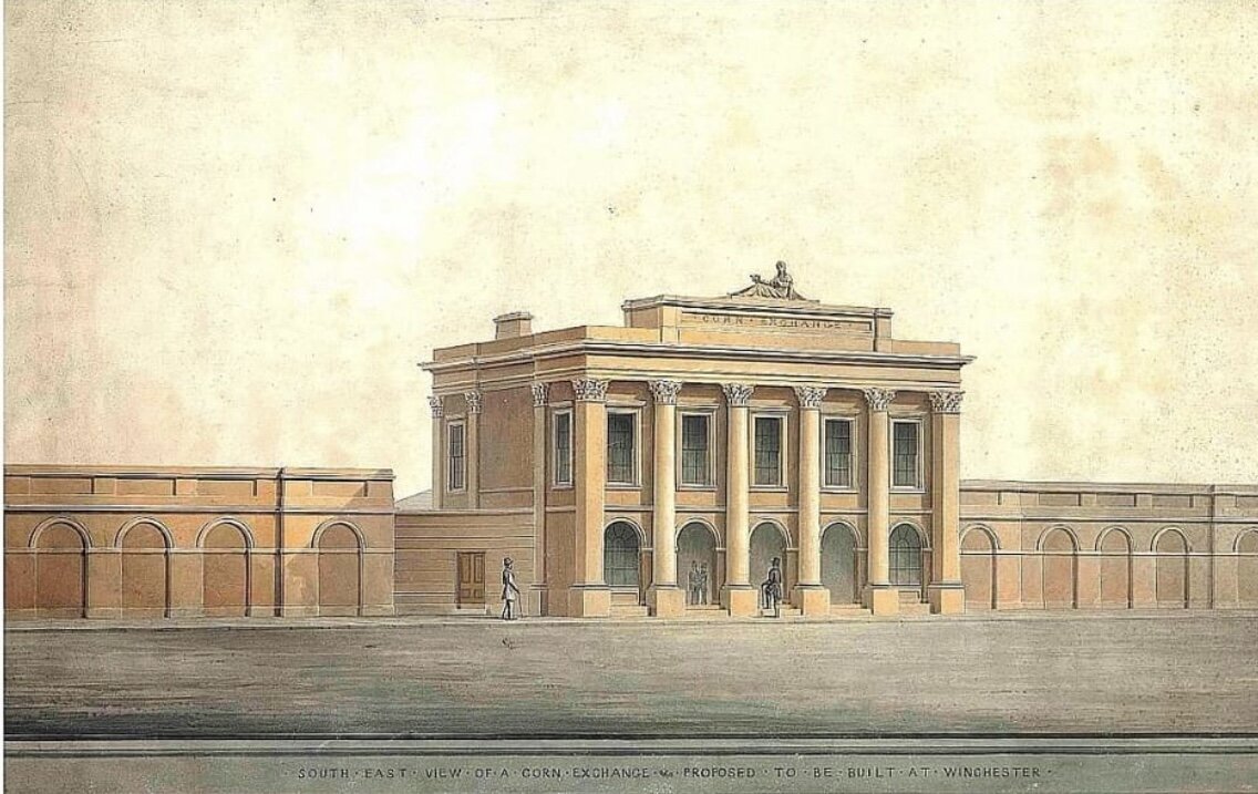 Проект здания зерновой биржи в Винчестере. Фотография из открытого источника. 