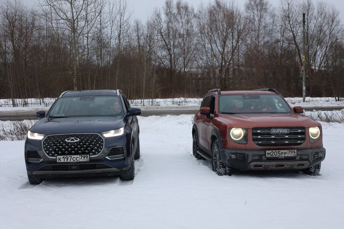 Chery Tiggo8 Pro Max и Haval Dargo на старте