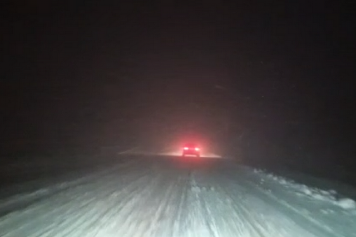    Обильный снег при плюсовой температуре пошёл 6 марта в Ставропольском крае