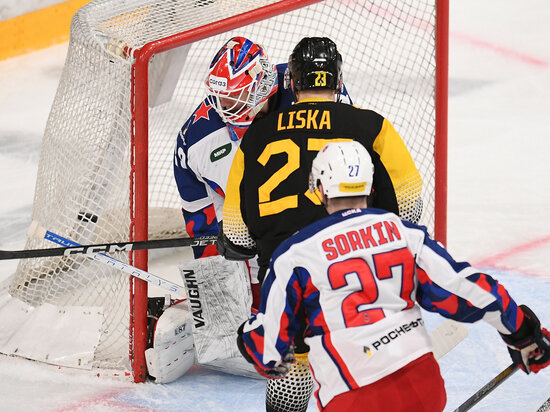     Матч "Северсталь" - ЦСКА. Фото: cska-hockey.ru