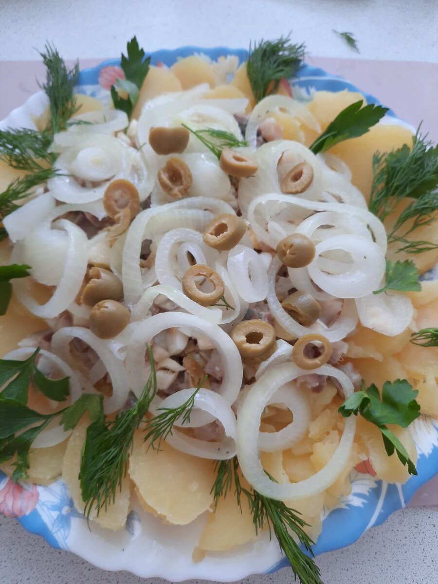 Салат с форшмаком