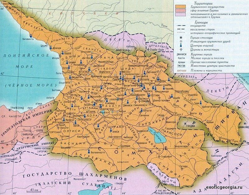 Большой грузинский карта - 85 фото