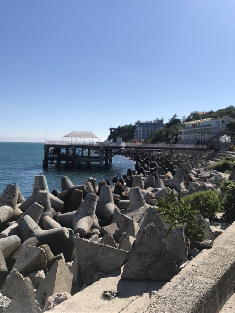 Алупка, вид с подобия набережной