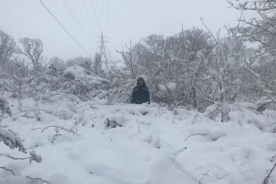     На помощь энергетикам Хасанского района направлены дополнительные аварийные бригады из Спасска-Дальнего и Уссурийска. Фото: ДРСК Приморья