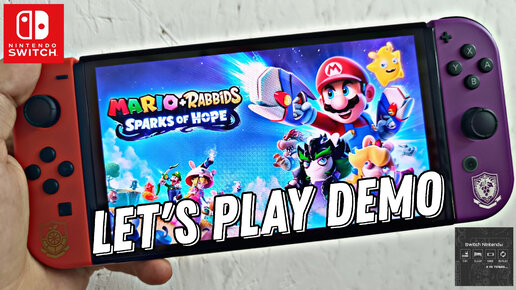 Играем в DEOMO Mario+Rabbids: Sparks of Hope на Nintendo Switch