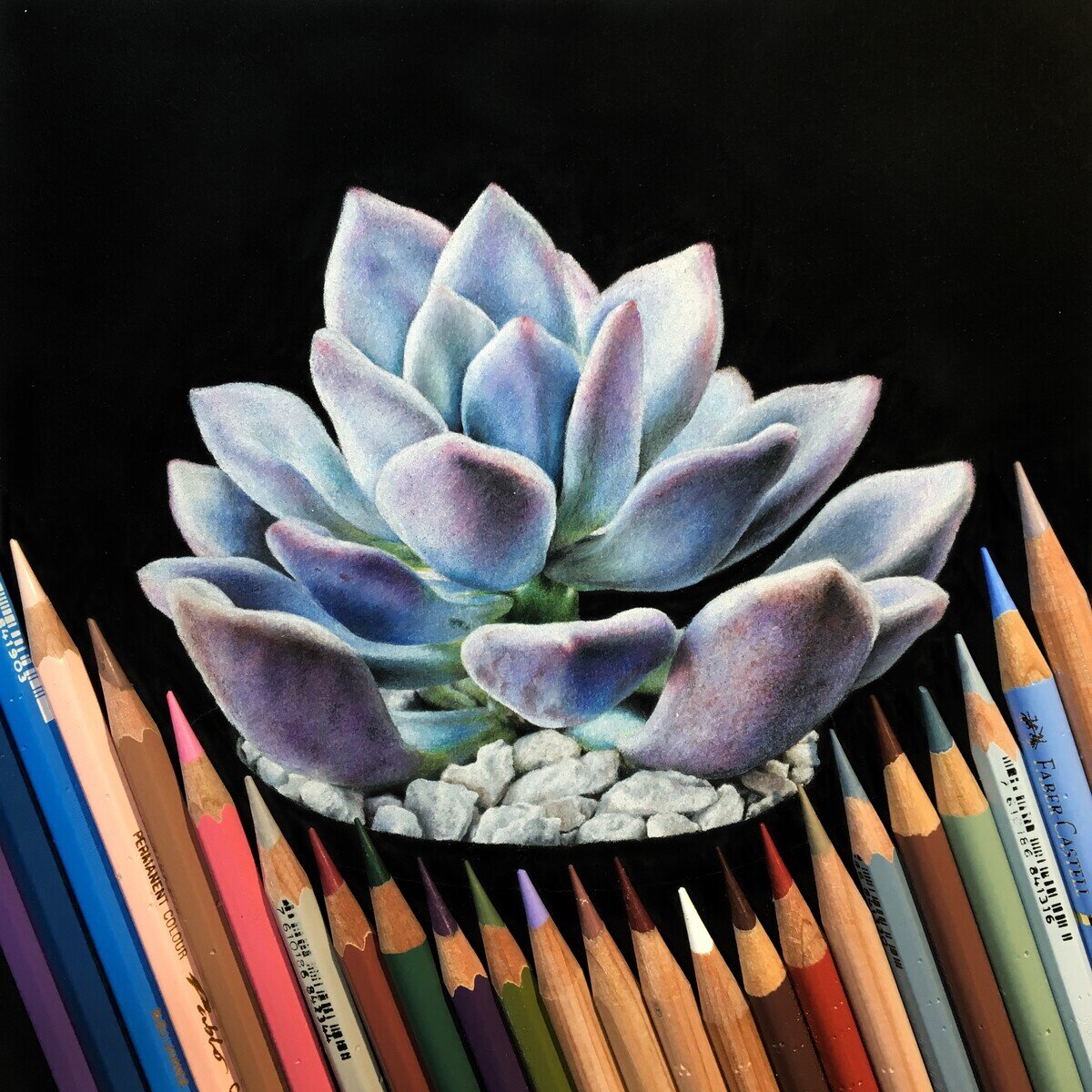 Drawing ideas with colored Pencils