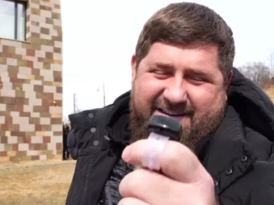     Кадр из видео в телеграм-канале Р.Кадырова