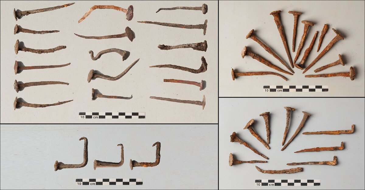    Гнутые гвоздиAntiquity (2023). DOI: 10.15184/aqy.2022.171