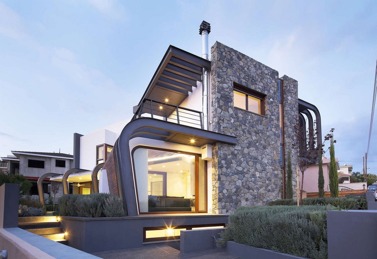 Частный дом Laiki Lefkothea Residence был представлен компанией Tsikkinis Architecture Studio в 2012 году в городе Лимассол, Кипр.-2
