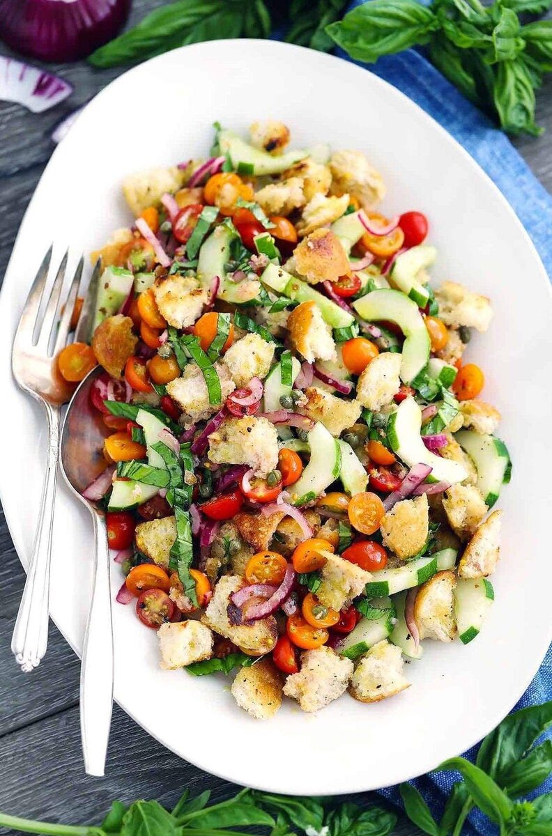 Рецепт итальянского овощного салата: вкусная и полезная еда