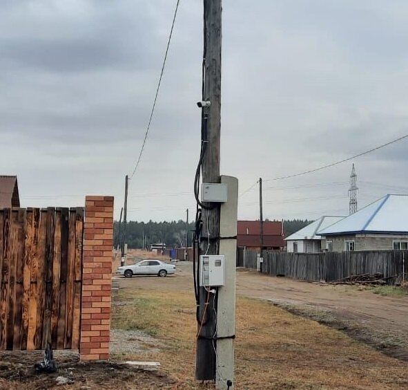 Камера на столбе