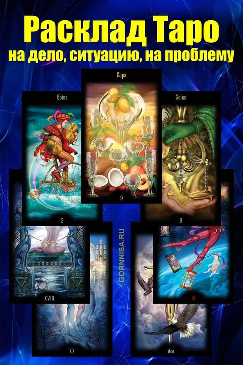    Расклад Таро — на дело, ситуацию, на проблему Pavlov A