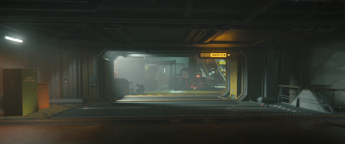 В коридорах перерабатывающей палубы ориентируйтесь по вывескам. 