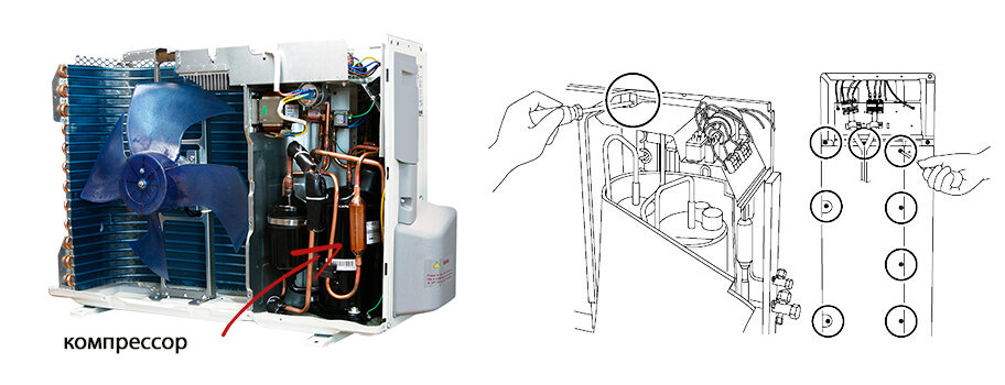 Ремонт или замена компрессора в бытовом кондиционере | Чистый воздух