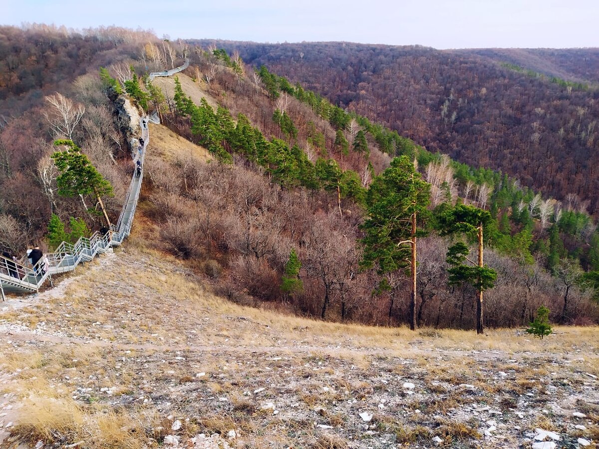 гора стрельная зимой