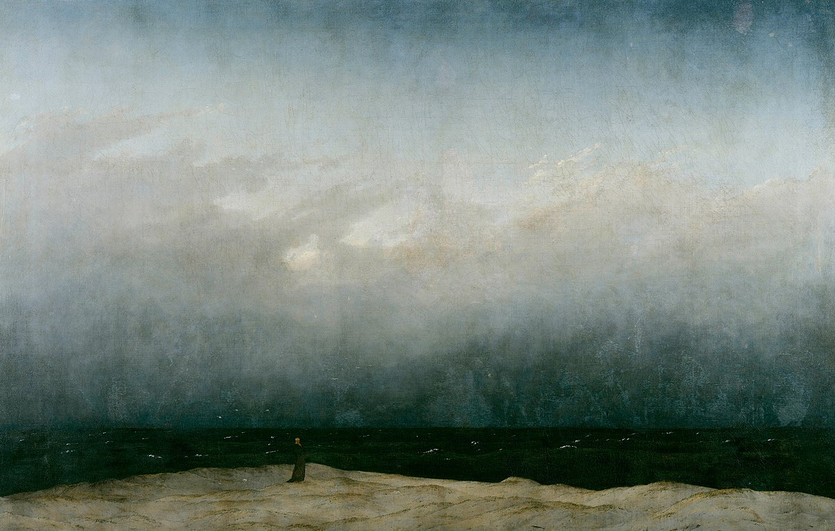 Каспар Давид Фридрих, «Монах у моря», 1808-1810