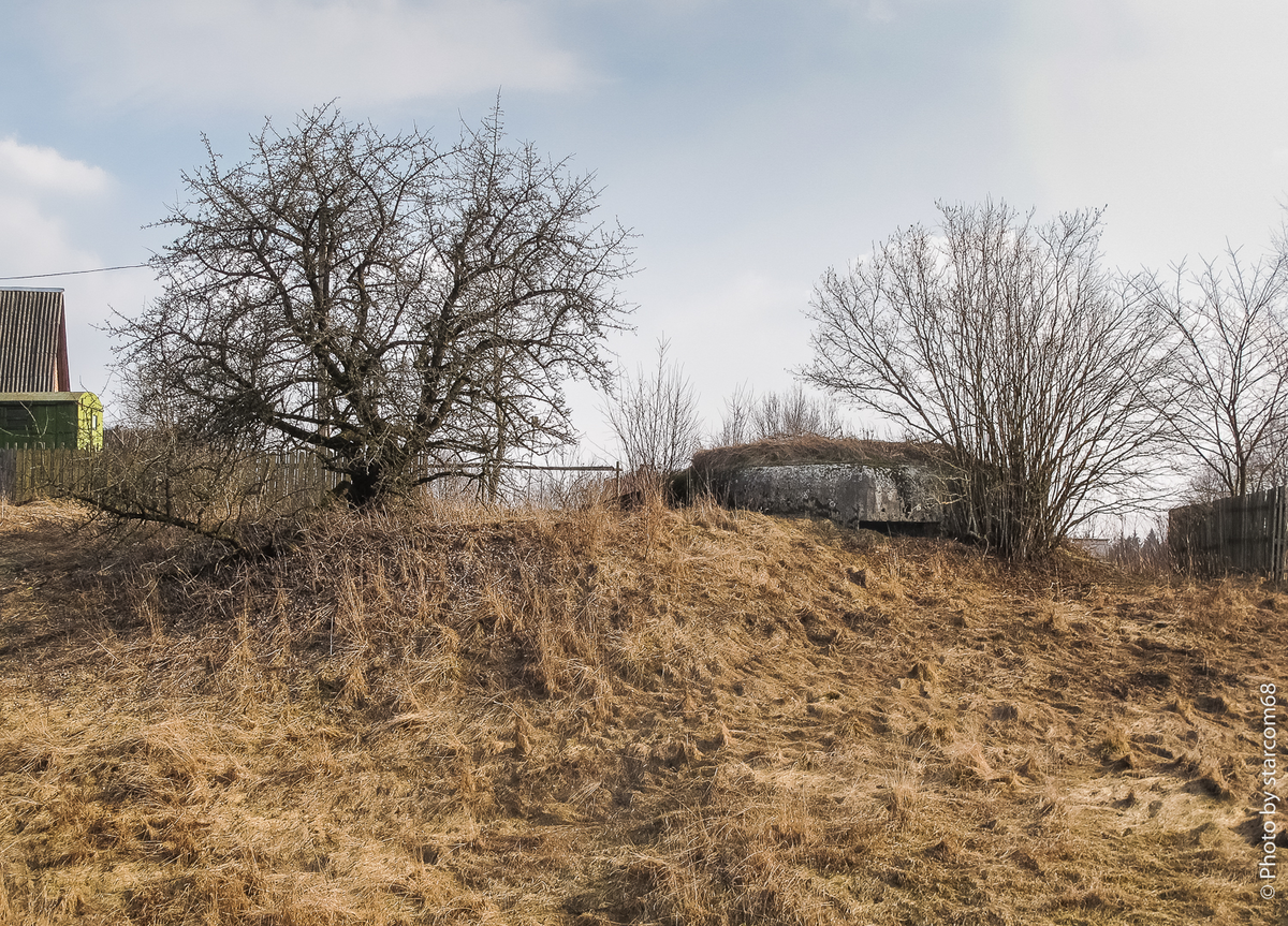 ДОТ 21 Х БРО Минского укрепрайона. Вид с северо-запада