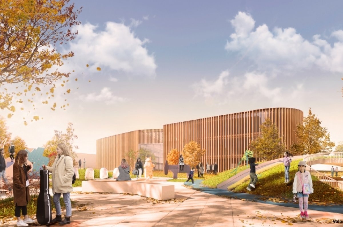    В настоящее время на этой площадке возводят объекты коммунальной инфраструктуры.