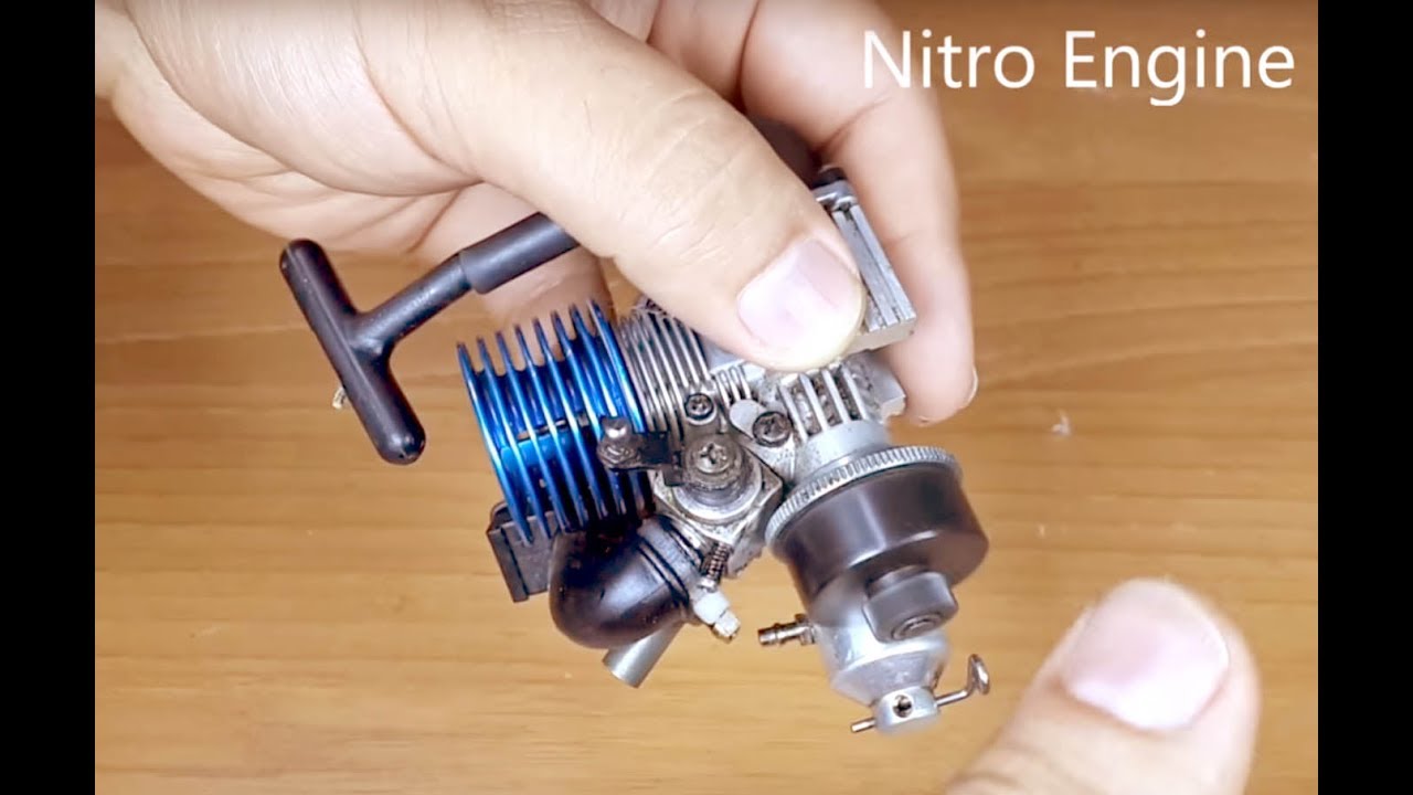 Nitro engine 2 Showing the RC car after 6 years