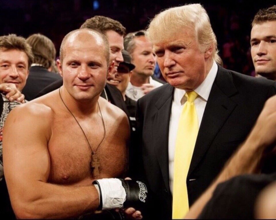 Трапм большой поклонник Ф. Емельяненко