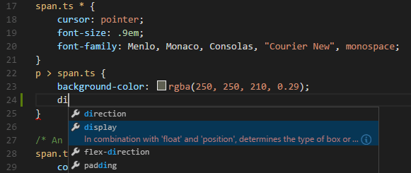 IntelliSense for CSS class names in HTML | Академия сайтов 