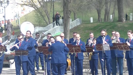 Самарский муниципальный духовой оркестр открыл свой летний сезон.