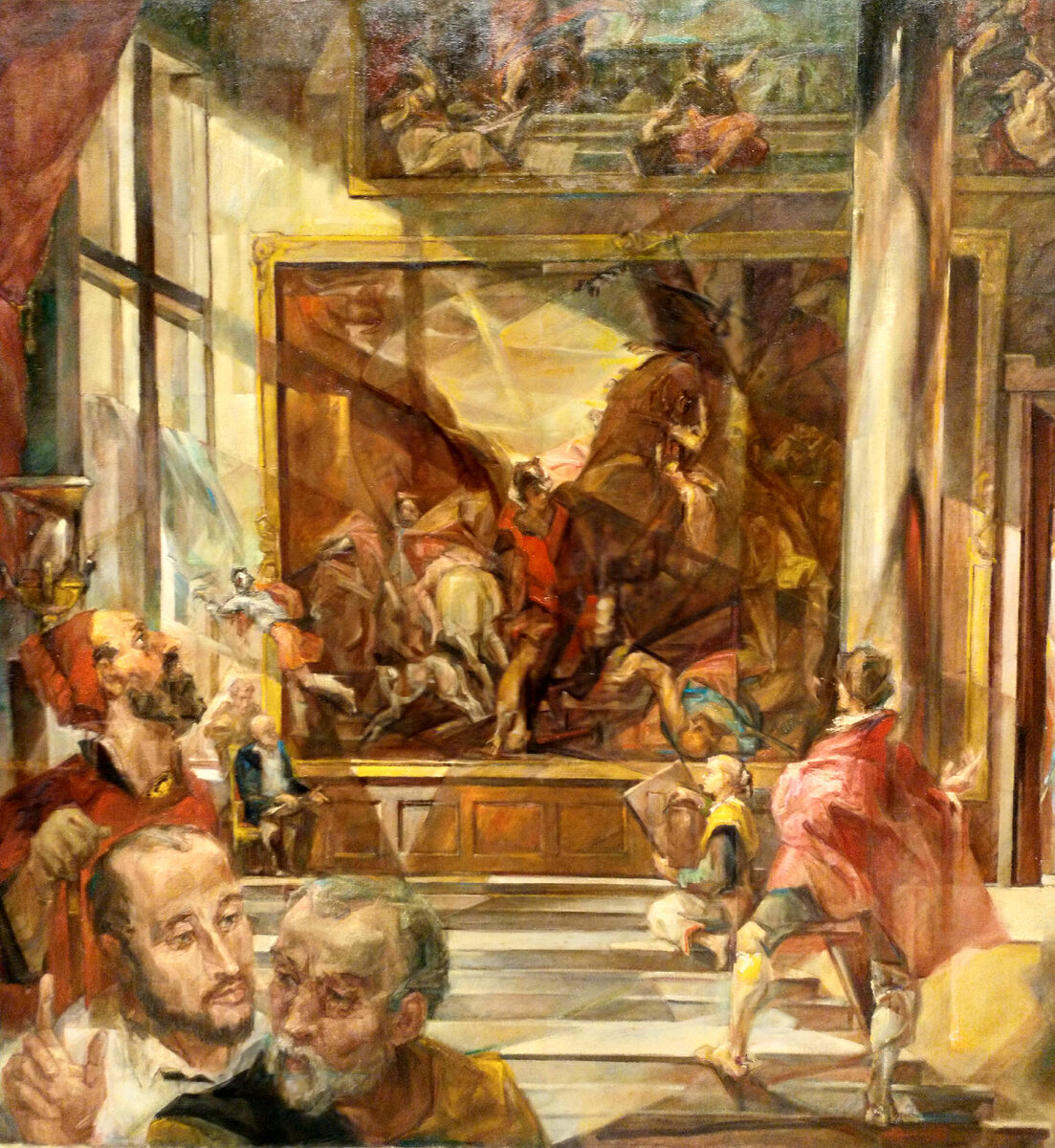 "Венецианцы в Эрмитаже", А.Бакун, из экспонатов выставки "Сложная палитра" 