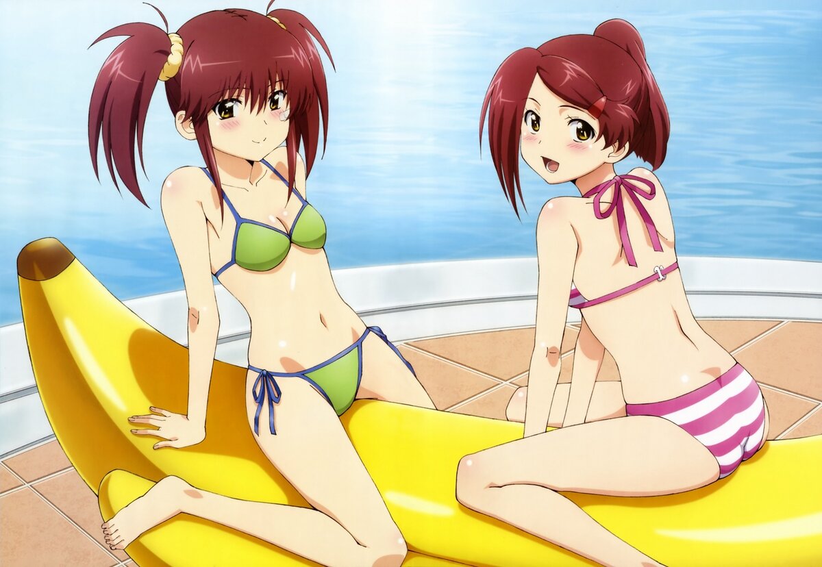 Аниме KISSXSIS поцелуй сестер