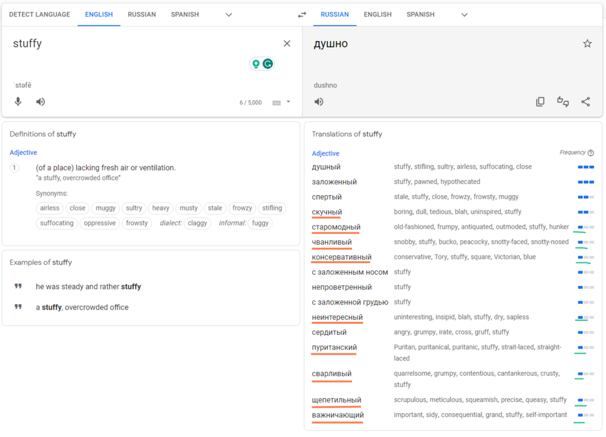 Всегда смотрим все значения слова в переводчике. 