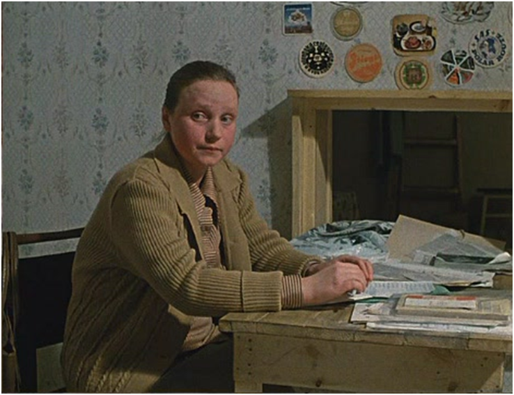 кадр из к/ф. "Влюблен по собственному желанию", 1982 г., Е. Глушенко в роли Веры