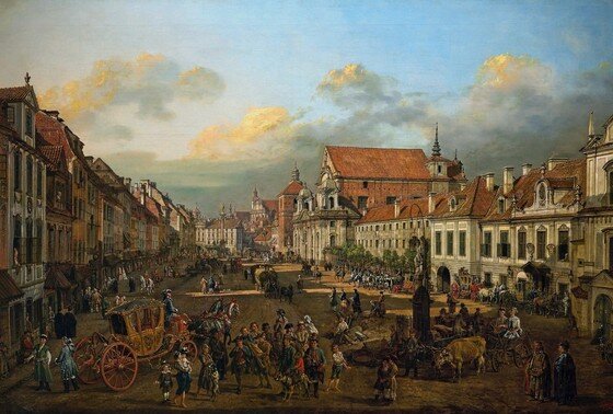    Бернардо Беллотто , 1770-е гг., Варшава ближе к концу существования Речи Посполитой