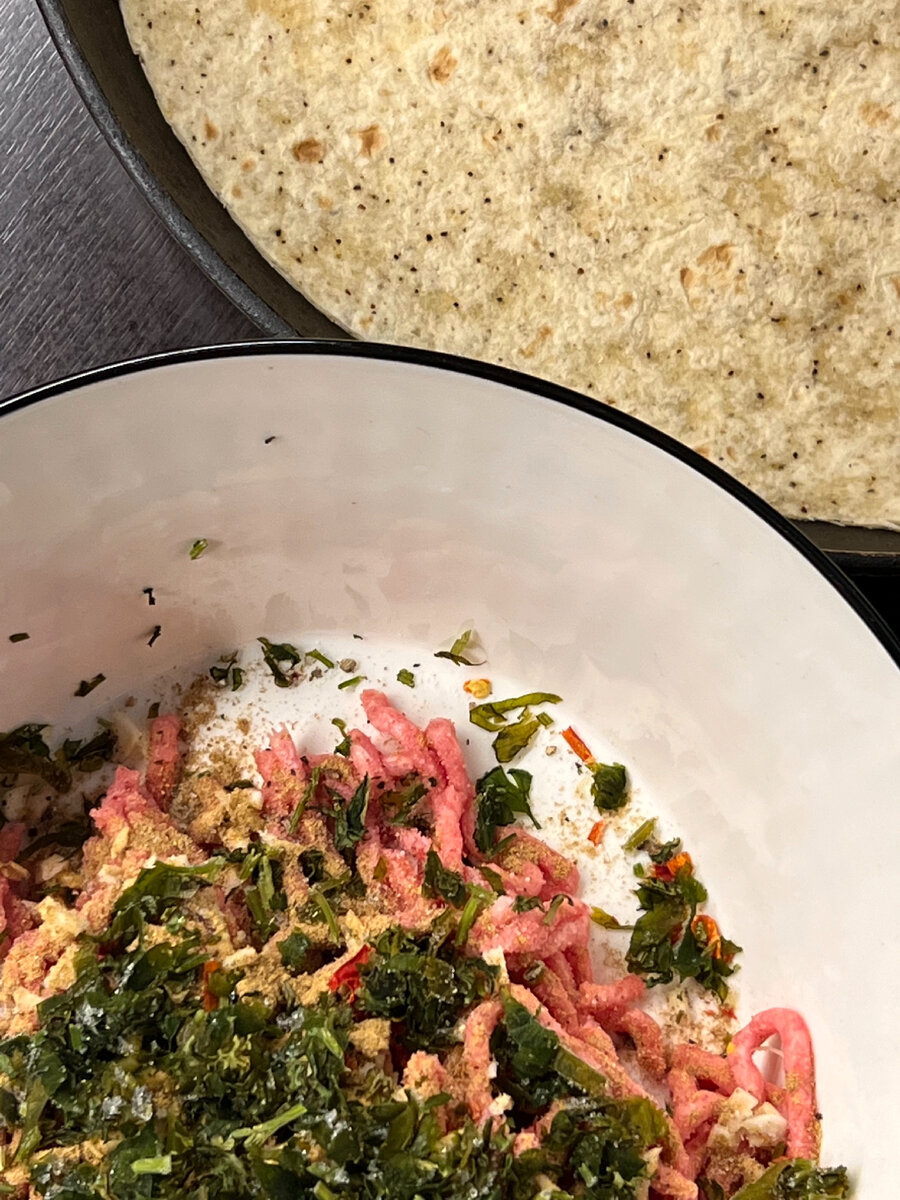 Все ингредиенты в фарше