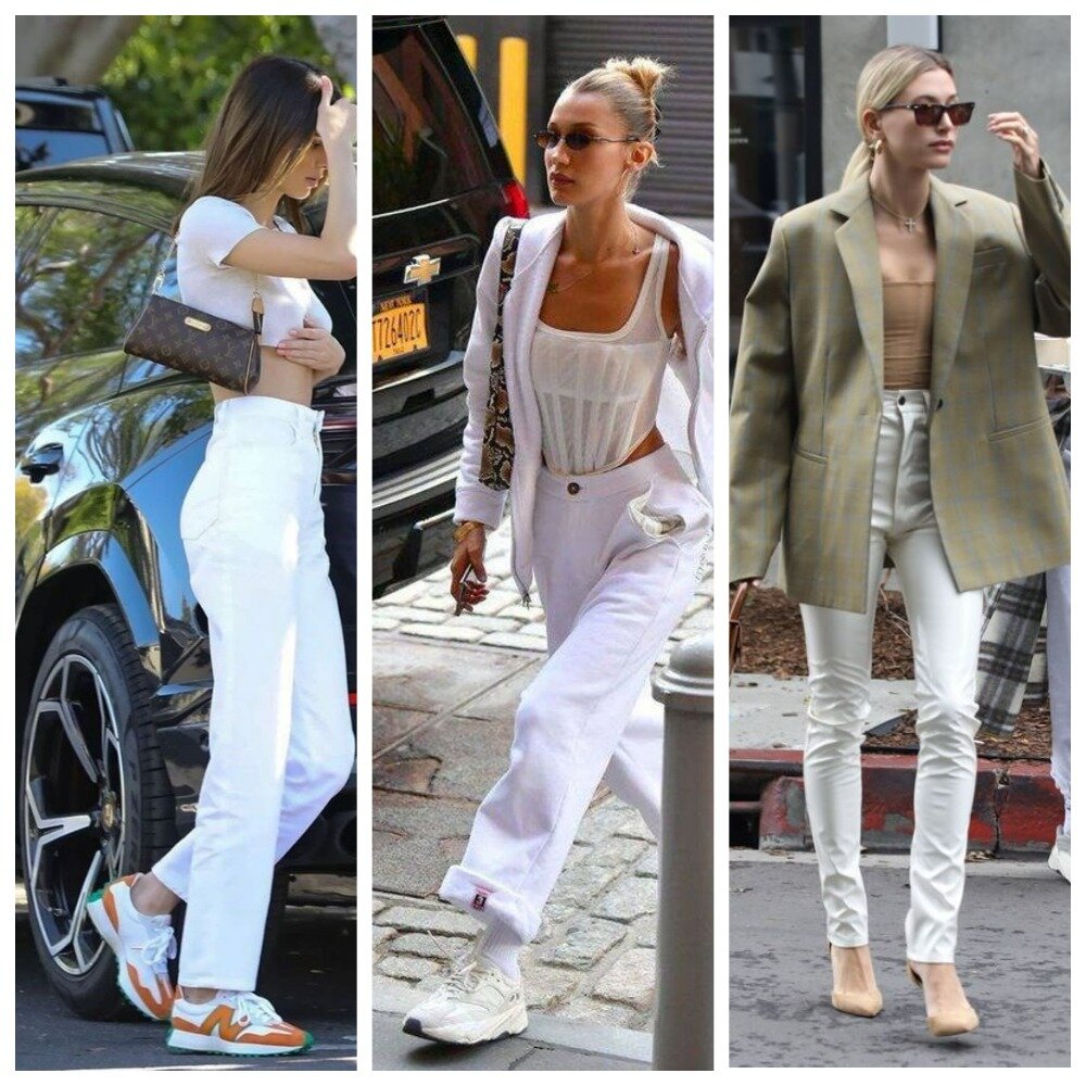 Белые джинсы – тренд 2023 года: какие фасоны в моде и с чем носить