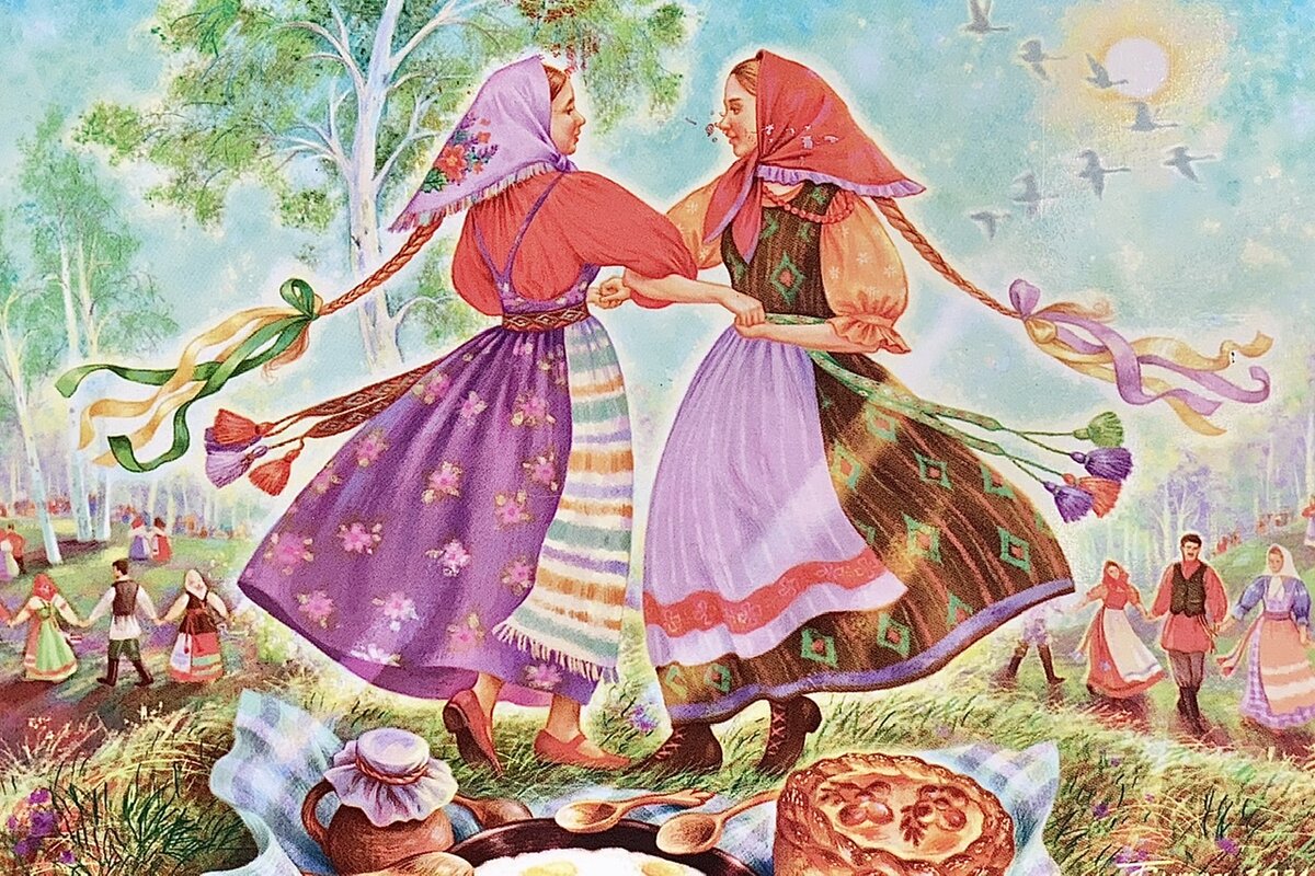Красная горка рисунок для детей