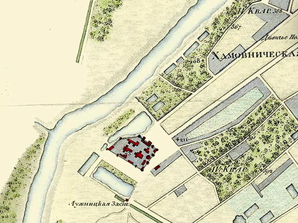 Карта 1819 г. с сайта retromap.ru