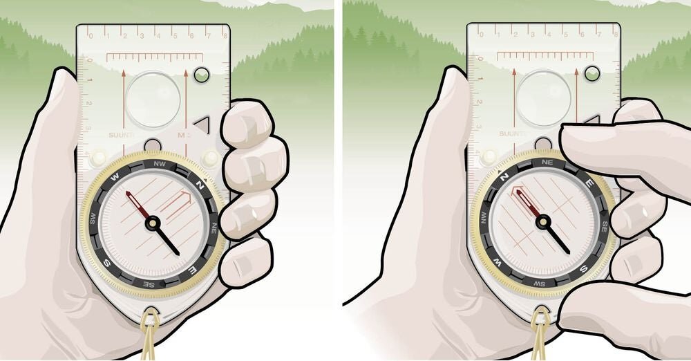 Как снимать панорамную фотографию с помощью компаса. Landmark Compass. Basic Compass diagram.