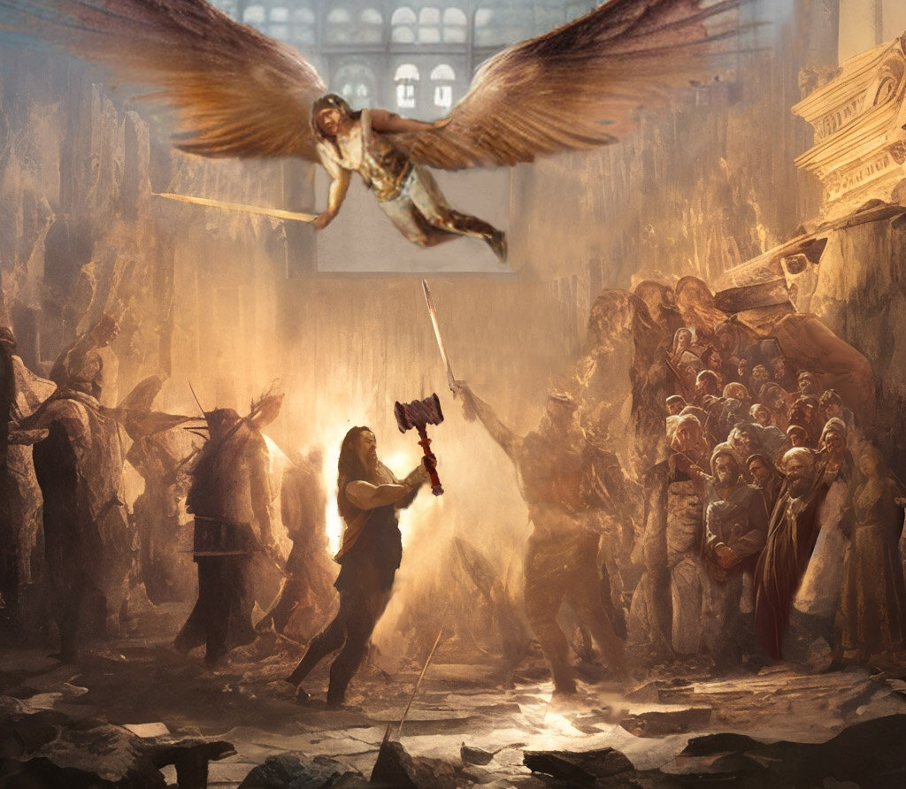 Явление Сварога и Сварожичей в Велияр-граде.