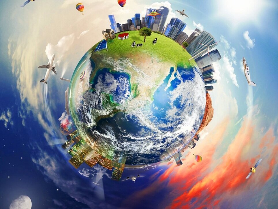 Земной шар. Глобальный экологический кризис. Современная цивилизация. Взаимодействие техносферы и биосферы. Биосфера.